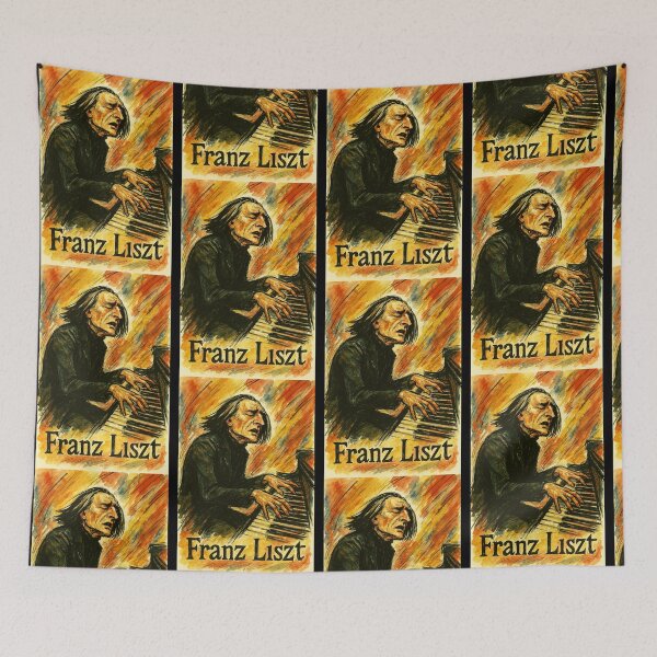 Item preview, Franz Liszt Portrait Virtuoso at Piano designed and sold by Sarcastic designs.