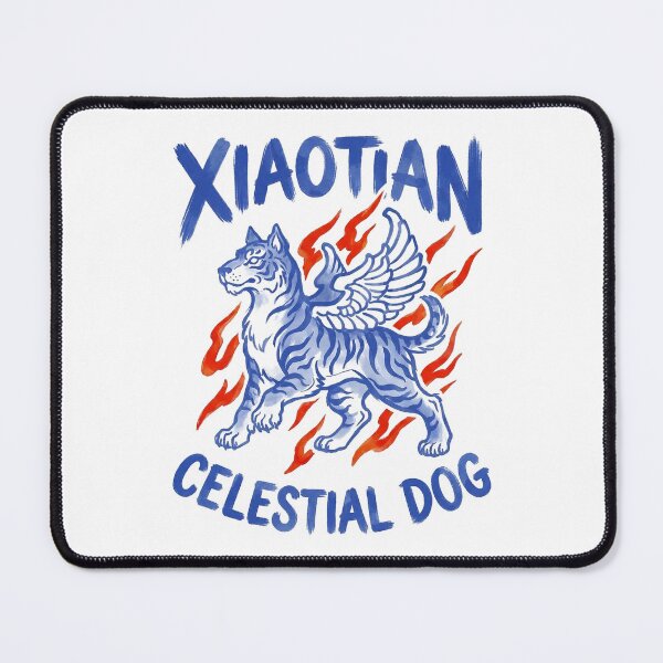 Item preview, Xiaotian Celestial Dog Winged Mythical Beast Art designed and sold by zzz888.