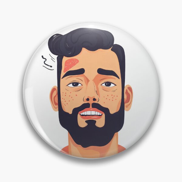 Item preview, Raw Expression: Stylized Portrait of Strain and Skin designed and sold by ForeverPrintsOK.