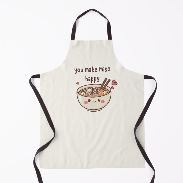 Item preview, You Make Miso Happy – Cute Kawaii Miso Soup Illustration designed and sold by Verycutethings.