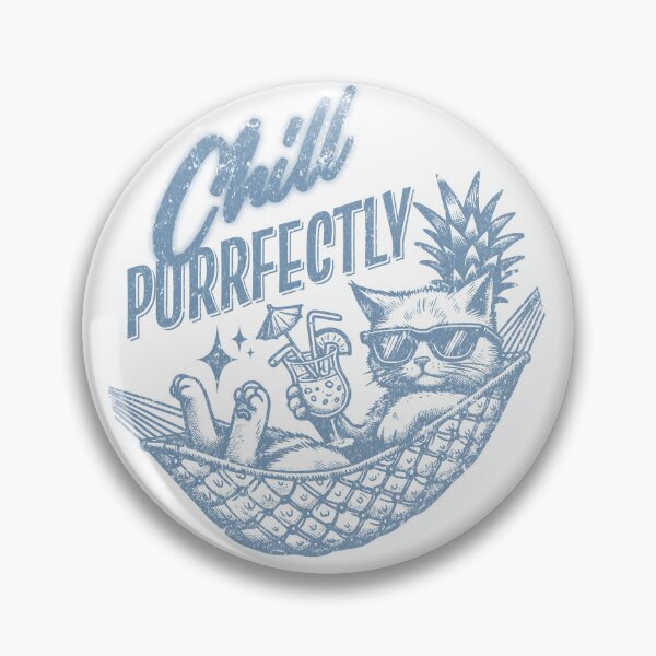 Item preview, Chill Purrfectly Cat is on holiday designed and sold by ArtSE46.