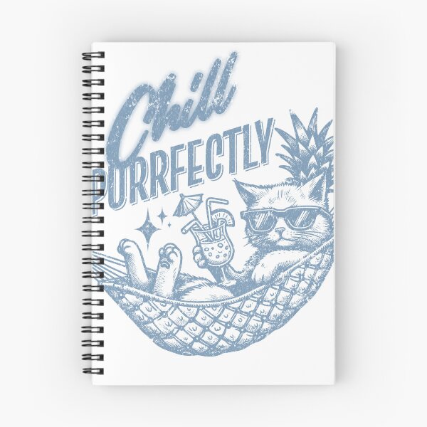Item preview, Chill Purrfectly Cat is on holiday designed and sold by ArtSE46.