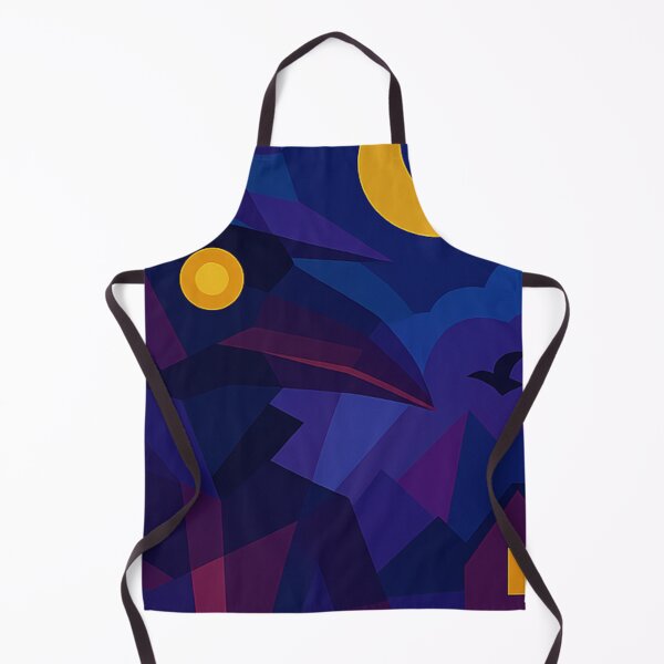 Item preview, THE CROW WITHIN – Unique Colorful Cubist Night Vision Hello Neighbor Crowman Fan Art designed and sold by Owlic.artwear.