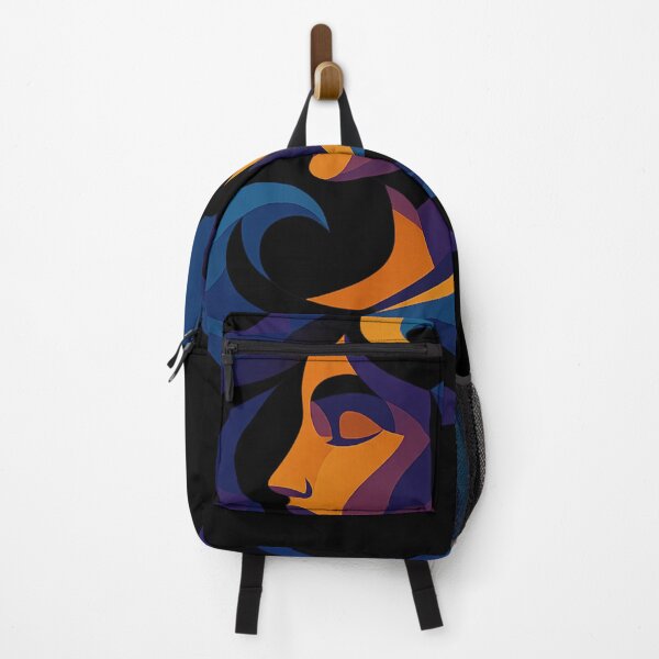 Item preview, BE LIKE WATER | Water Spirit Flow Art Design | Owlic Colorful Modern Cubism Harmonic Nature Elements Artwork designed and sold by Owlic.artwear.