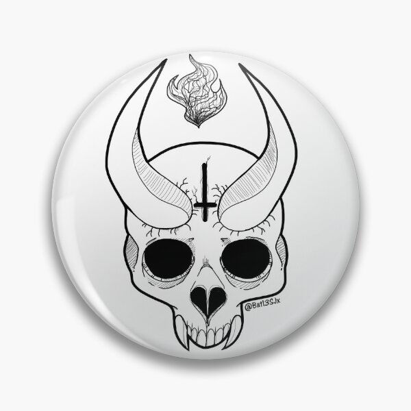 Item preview, Devil Skull with No eyes  designed and sold by Bat13SJx.