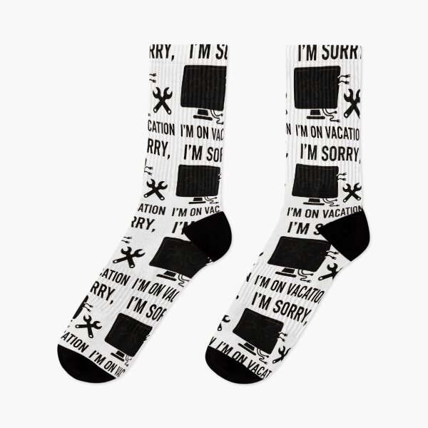 Item preview, I'm Sorry I'm On Vacation Funny IT Tech Support Humor designed and sold by AbcDigs Studio.