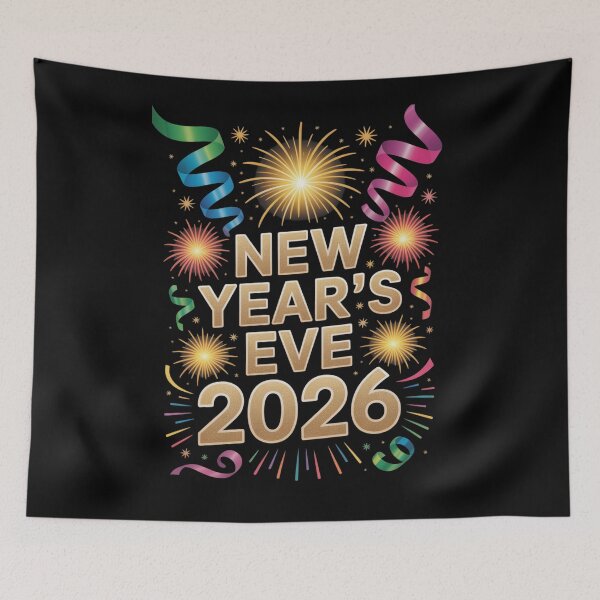 Item preview, Cheers to 2026 – New Year Party Vibes Art designed and sold by DreamOnShirts.