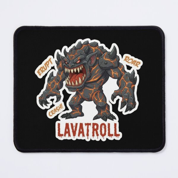 Item preview, Molten Rock Golem Lavatroll designed and sold by MonsterManualAr.