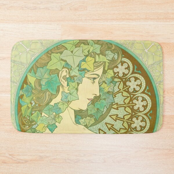 Item preview, La Belle Isolde Poster by Alphonse Mucha | Art Nouveau Theater Print | Sarah Bernhardt 1894 | Vintage Elegant Woman Wall Decor designed and sold by artofuniverse.