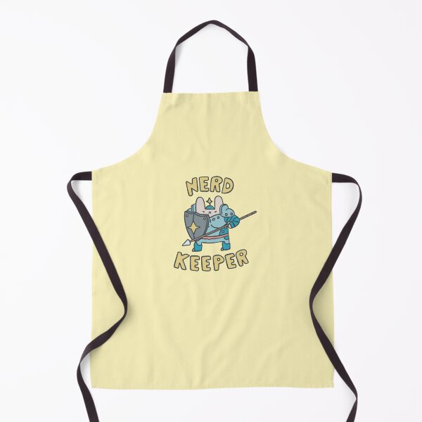 Item preview, Nerd Keeper – Cute Bunny Fantasy Warrior Illustration designed and sold by brolart.