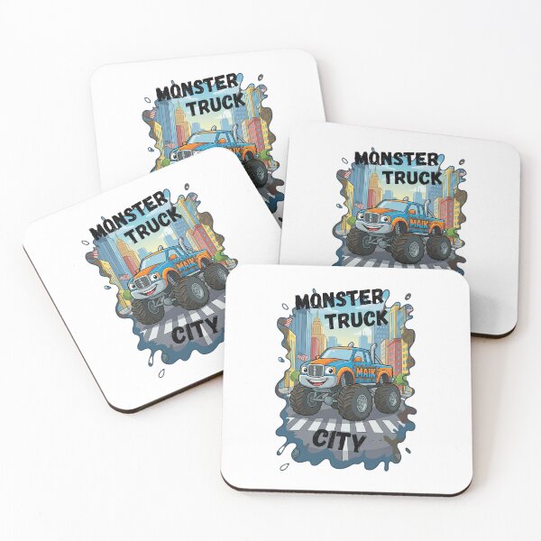 Item preview, MAIK the Smiling Monster Truck - Fun Cartoon for Kids designed and sold by MIZIMSHOP.