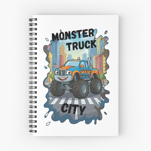 Item preview, MAIK the Smiling Monster Truck - Fun Cartoon for Kids designed and sold by MIZIMSHOP.