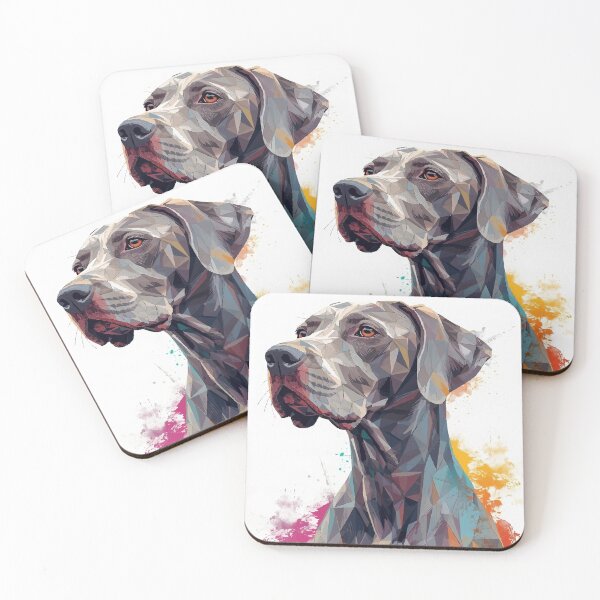 Item preview, Weimaraner in Fractured Color designed and sold by AbstractAnom.
