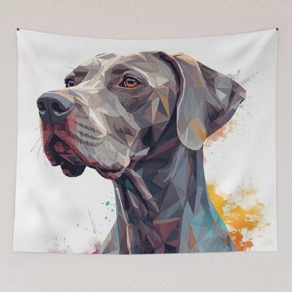 Item preview, Weimaraner in Fractured Color designed and sold by AbstractAnom.