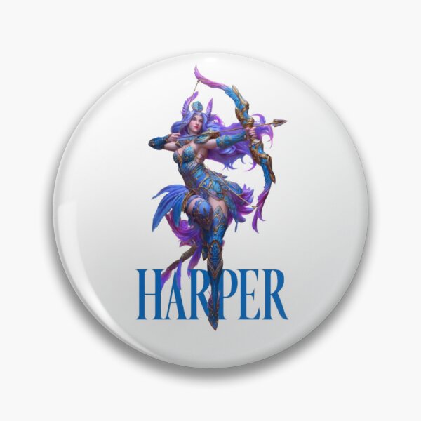 Item preview, Harper Sagittarius – Zodiac Archer Fantasy Name Art designed and sold by AlexLineArt.