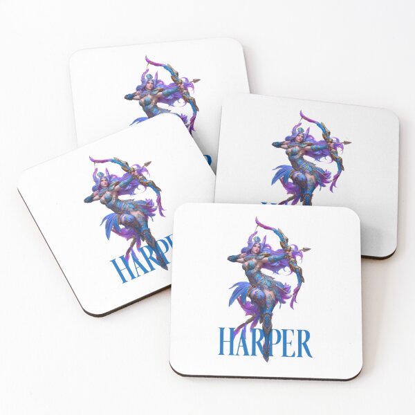 Item preview, Harper Sagittarius – Zodiac Archer Fantasy Name Art designed and sold by AlexLineArt.