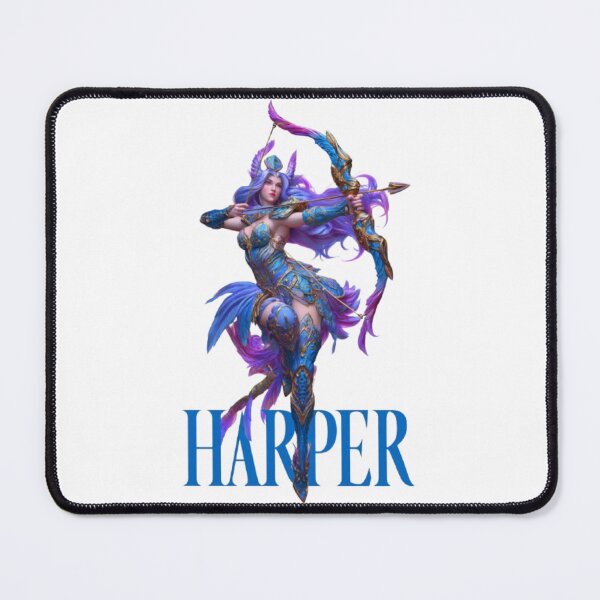 Item preview, Harper Sagittarius – Zodiac Archer Fantasy Name Art designed and sold by AlexLineArt.