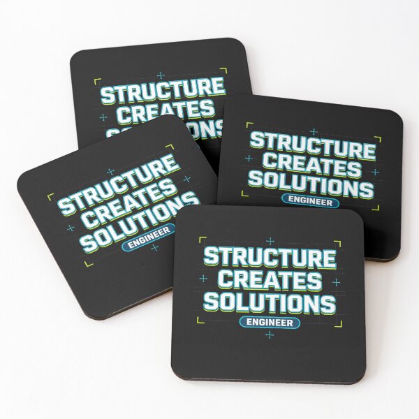 Item preview, Structure Creates Solutions – Engineer Mindset Quote Design designed and sold by oblexwear.