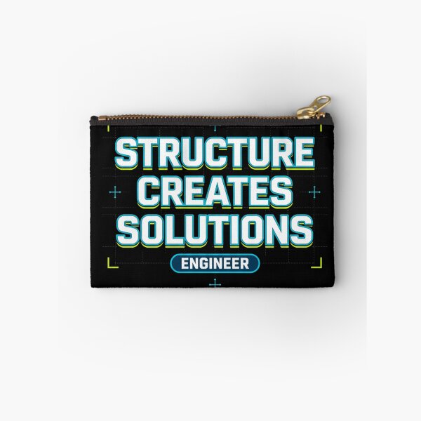 Item preview, Structure Creates Solutions – Engineer Mindset Quote Design designed and sold by oblexwear.