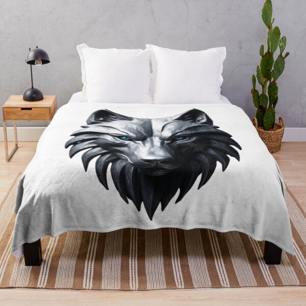 Item preview, Silver Wolf – Power Symbol – Dark Fantasy Emblem designed and sold by Traumrausch.