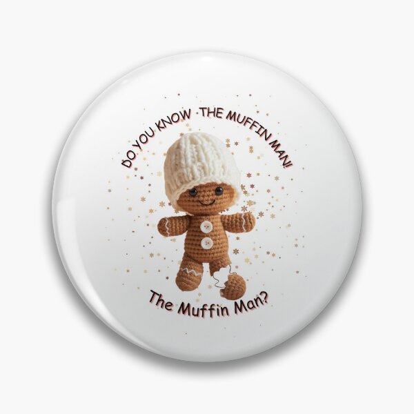 Item preview, Cute Crochet AI created Muffin Doll with half eaten leg designed and sold by Corderocrafts.