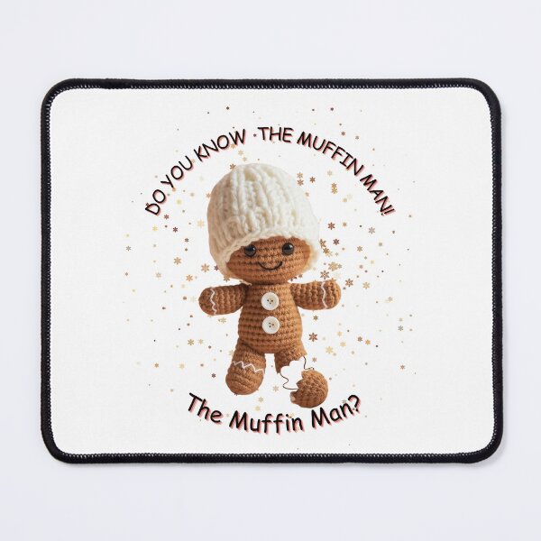 Item preview, Cute Crochet AI created Muffin Doll with half eaten leg designed and sold by Corderocrafts.