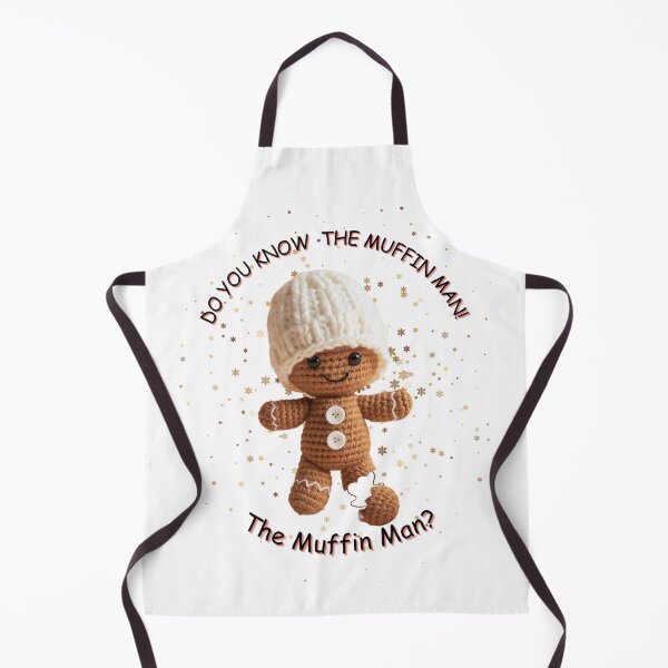 Item preview, Cute Crochet AI created Muffin Doll with half eaten leg designed and sold by Corderocrafts.