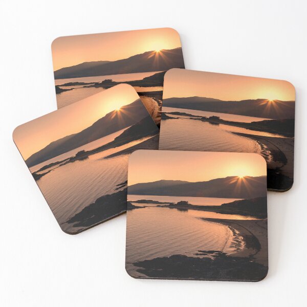 Item preview, Camusfearna Sandaig  Sunset Panorama designed and sold by derekbeattie.