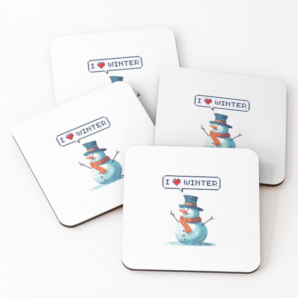 Artikelvorschau, Ich liebe den Winter – Gemütliches saisonales Typografie-Design entworfen und verkauft von Giota29.
