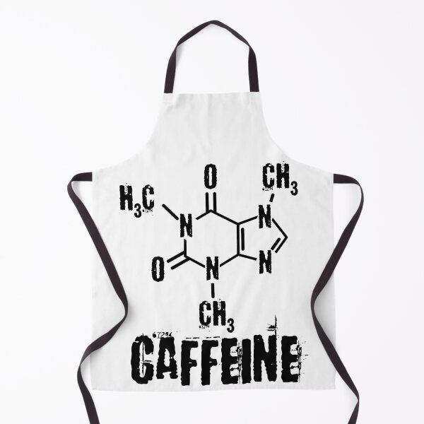 Item preview, Funny Nerdy Caffeine Chemical Formula Chemistry Science Teacher Black Text designed and sold by MathWare MathClips.