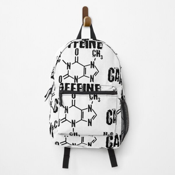 Item preview, Funny Nerdy Caffeine Chemical Formula Chemistry Science Teacher Black Text designed and sold by MathWare MathClips.