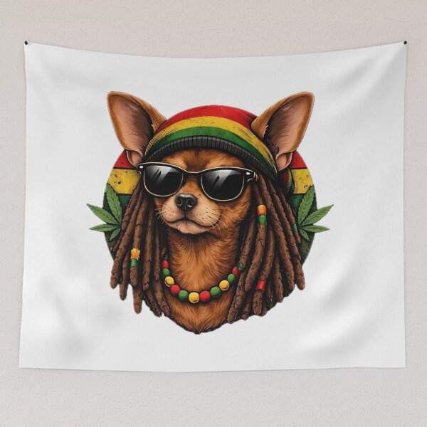 Item preview, Rasta Chihuahua with Dreadlocks designed and sold by Furvisors.