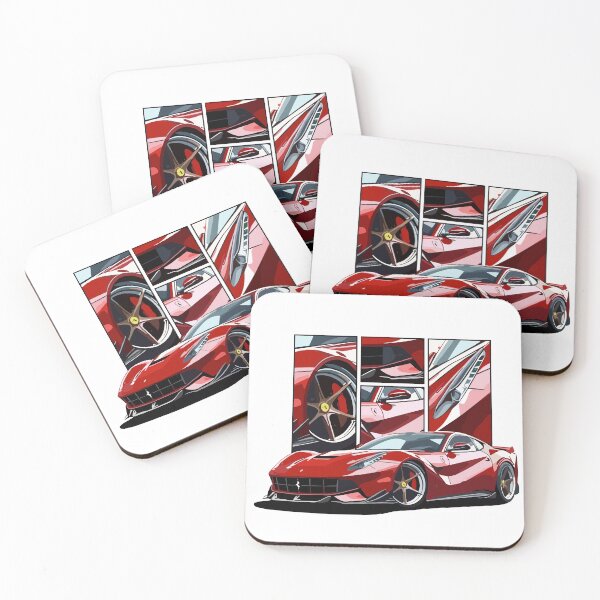 Item preview, Vintage Classic Car Iconic Re Ferrari designed and sold by PrintCarClub.
