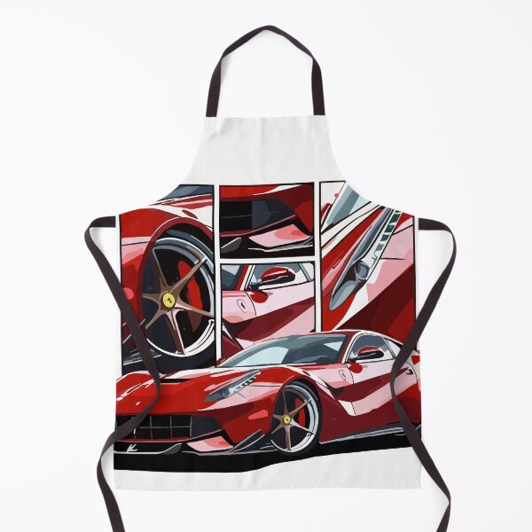 Item preview, Vintage Classic Car Iconic Re Ferrari designed and sold by PrintCarClub.