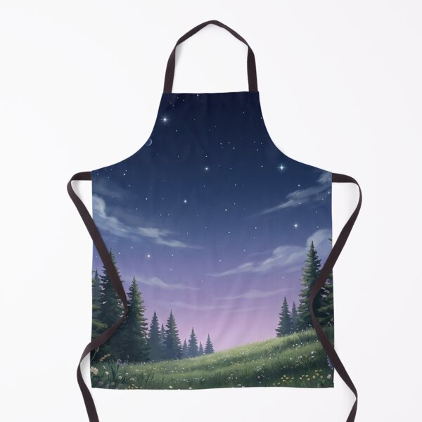 Item preview, Serene Midnight Pine Forest and Stargazing Meadow designed and sold by Youssef-BM.
