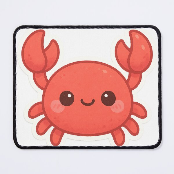 Item preview, Cozy Dreamy Crab Sticker designed and sold by StickMint.
