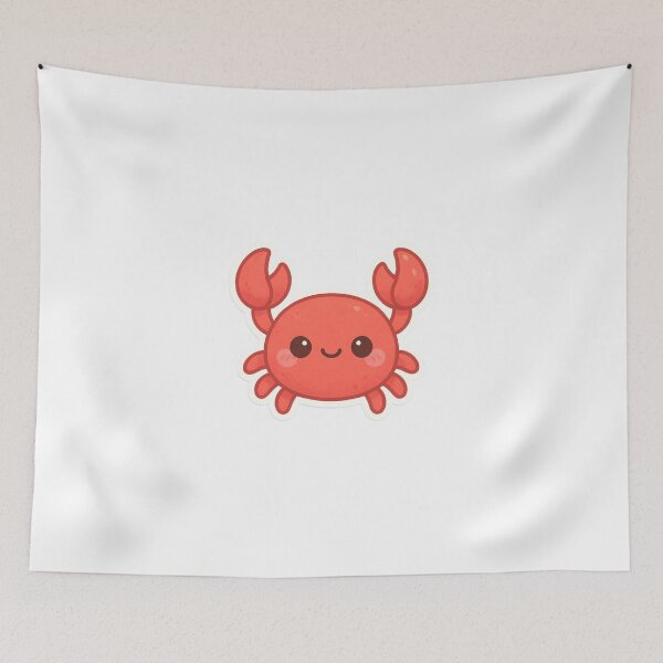 Item preview, Cozy Dreamy Crab Sticker designed and sold by StickMint.