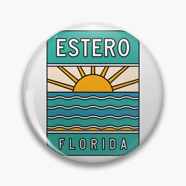 Item preview, Estero Florida - Beach Sign designed and sold by TheOldMittenIllustrated.