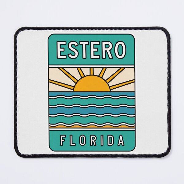 Item preview, Estero Florida - Beach Sign designed and sold by TheOldMittenIllustrated.