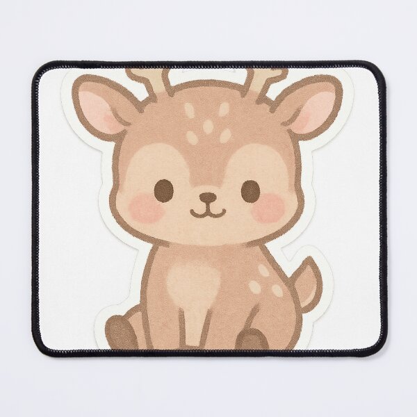 Item preview, Chibi Relaxed Deer Sticker designed and sold by StickMint.