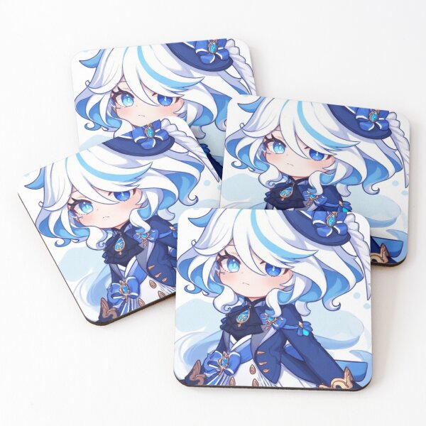 Item preview, Furina Chibi Magical Bubbles - Fontaine Hydro Archon Fan Art designed and sold by Jimakmo.