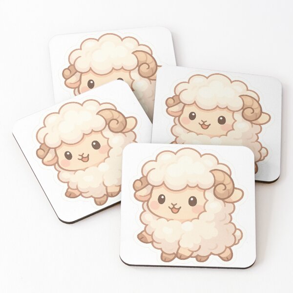 Item preview, Pastel Playful Sheep Sticker designed and sold by StickMint.