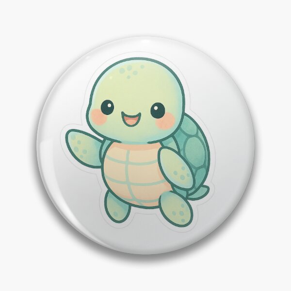 Item preview, Cute Cheerful Turtle Sticker designed and sold by StickMint.