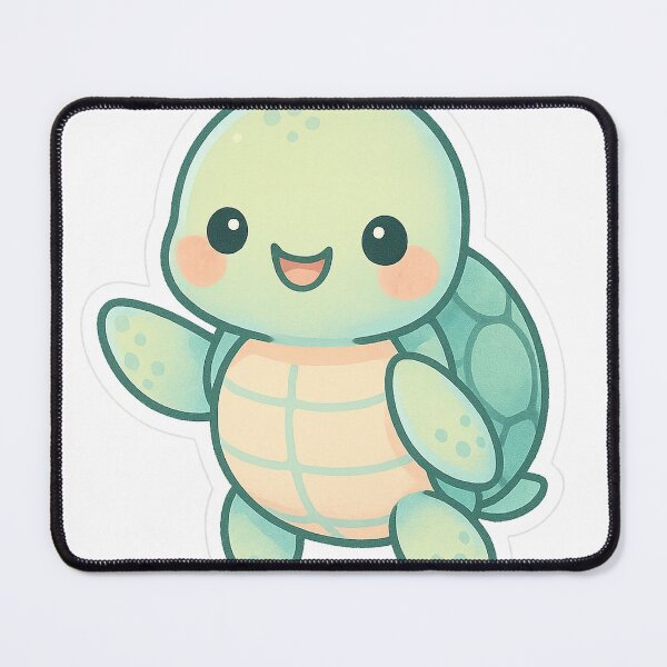 Item preview, Cute Cheerful Turtle Sticker designed and sold by StickMint.