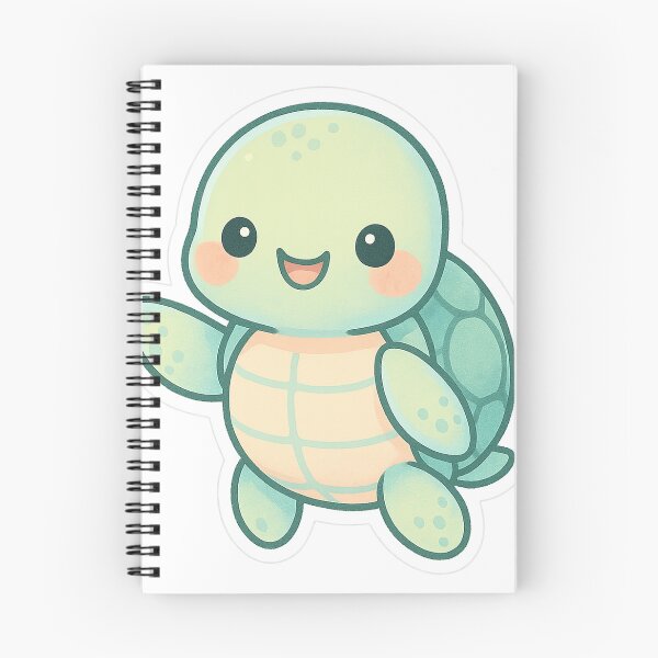 Item preview, Cute Cheerful Turtle Sticker designed and sold by StickMint.
