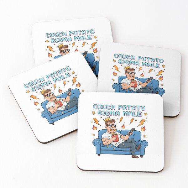 Item preview, Couch Potato Sigma Male King designed and sold by AnnDesignStudio.