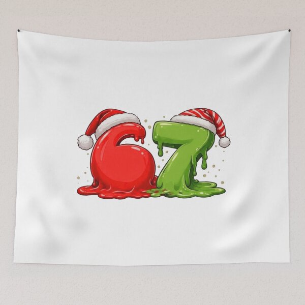 Item preview, Christmas 6 7 Meme Slime Drip Numbers designed and sold by bilal sibgui.