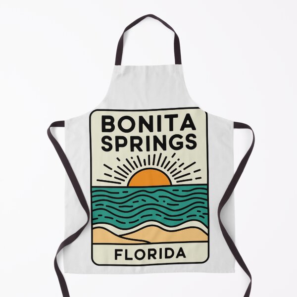 Item preview, Bonita Springs Florida - Beach Sign designed and sold by TheOldMittenIllustrated.