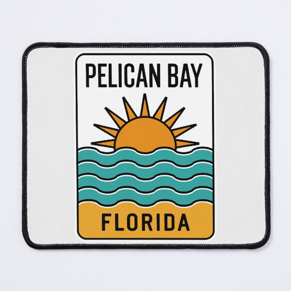 Item preview, Pelican Bay Florida - Beach Sign designed and sold by TheOldMittenIllustrated.