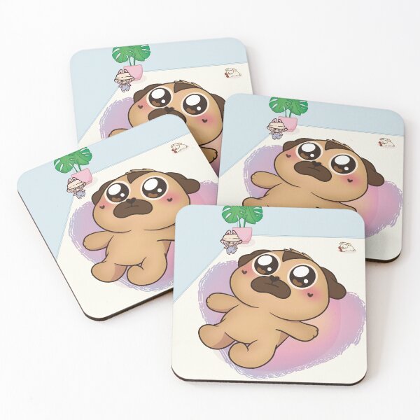 Item preview, Pondering Pug designed and sold by Little Goosey Things.